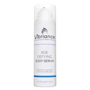 Vibriance Age Defying Body Serum, 4.5 Fl Oz - Anti Aging & Ultra Hydrating Serum - Infused with Hyaluronic Acid - Fast-Absorbing Skin Serum - Crepe Corrector for Wrinkles & Dryness